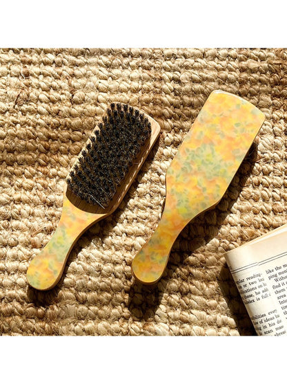 Camerow - Acetate Material Portable Hair Styling Brush