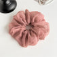 Gifty - Fluffy Sheer Fabric Mesh Look Scrunchie