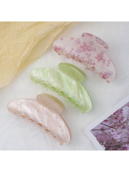 Beau - Pastel Colored Half Moon Claw Clip