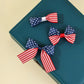 Beau - Polka Dot and Stripe Bow Hair Clip