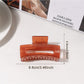 Beau - Minimalist Square Openwork Hair Claw Clip