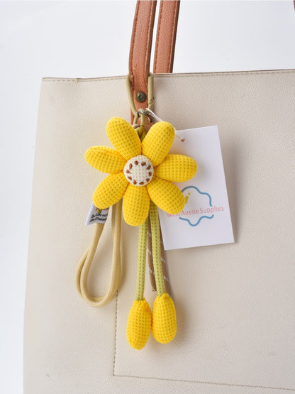 Keypus - Cute Bright Colorful Sunflower Keychain