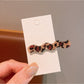 Beau - Leopard Print Oval Duckbill Women's Hair Clip