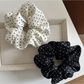 Gifty - Vintage Polka Dot Minimalist Scrunchie
