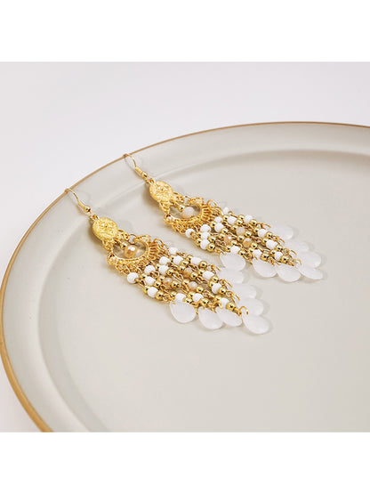 Earedge - Bohemian Openwork Tassel Earrings