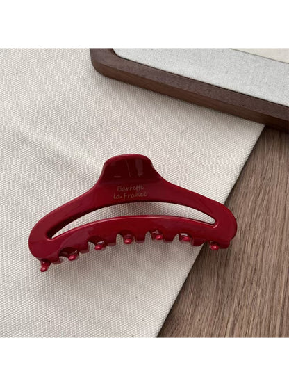 Beau - Openwork Crescent Shaped Hair Claw Clip