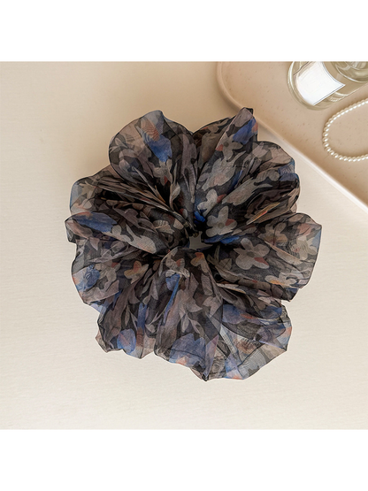Gifty - Sweet Floral Organza Style Hair Scrunchie