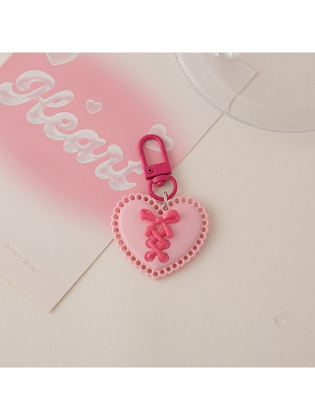 Keypus - Lovely Heart Shaped Keychain