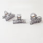 Beau - Transparent PC Geometric Style Claw Clip