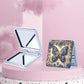 Mirroray - Butterfly Floral Folding Portable Makeup Mirror