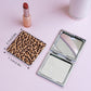 Mirroray - Retro Leopard Print Foldable Compact Mirror