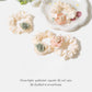 Gifty - Satin Camellia Hair Scrunchies
