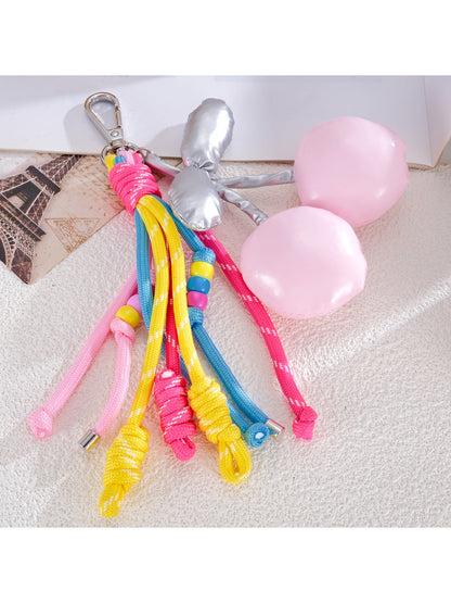 Keypus - Colorful Woven Rope Charm Keychain