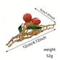 Beau - Lychee Shape Vintage Alloy Hair Clip