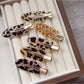 Beau - Leopard Print Oval Hair Clip