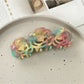 Beau - Pretty Rose Shaped Acetate Hair Clip