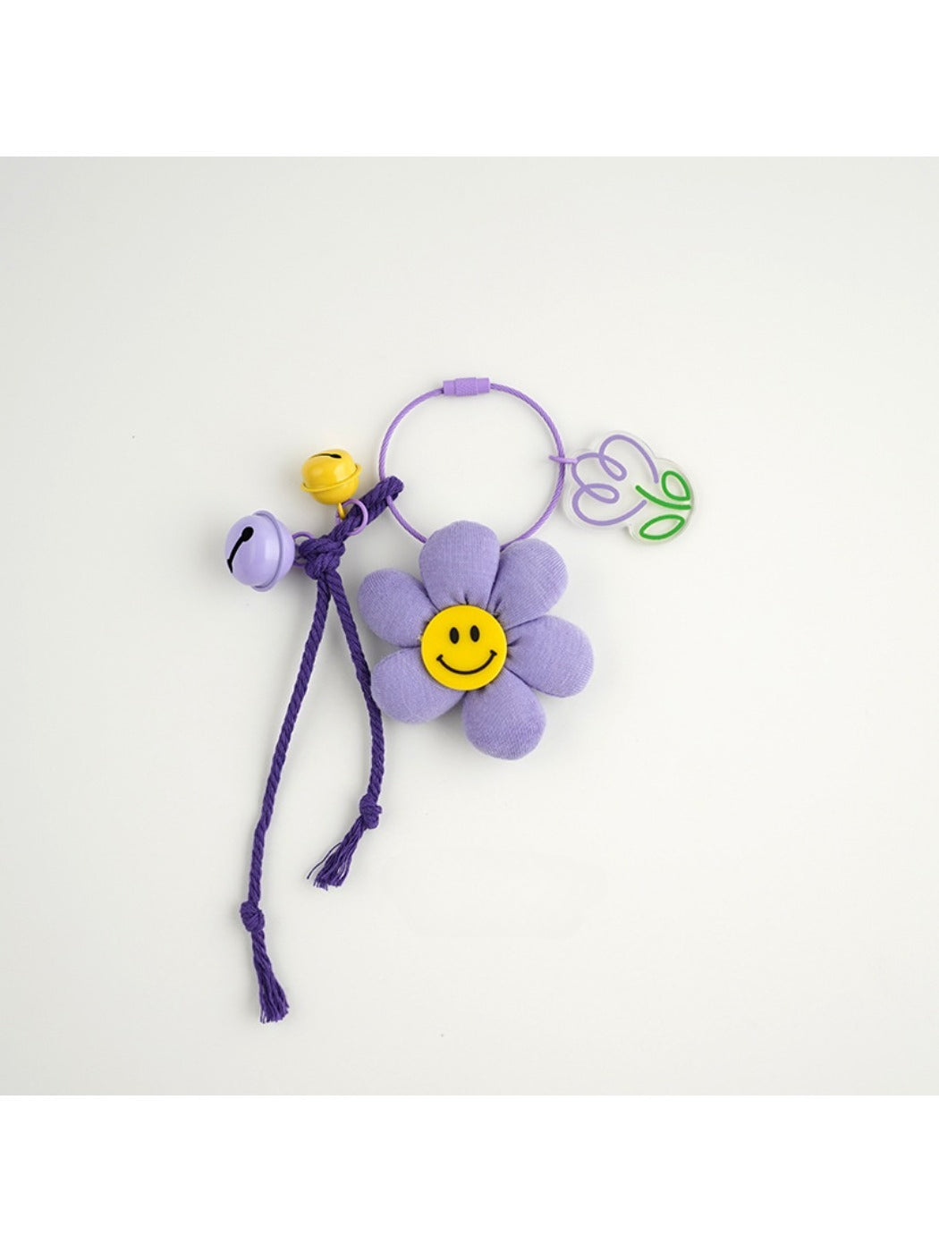Keypus - Daisy Sunflower Smile Keychain