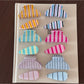 Beau - Colorful Stripe Pattern Acrylic Claw Clip