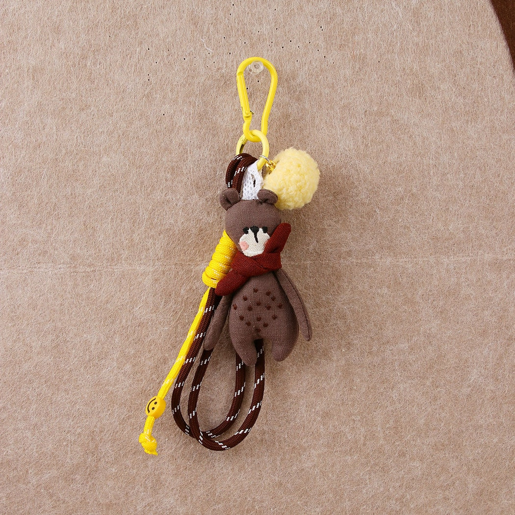 Keypus - Cute Animal Bear Key Ring Bag Charm Keychain