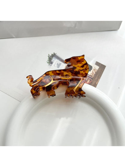 Beau - Standing Leopard Hair Clip
