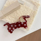 Beau - Cute Polka Dot Puppy Shaped Claw Clip