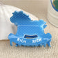 Beau - Polka Dot Stool Shaped Claw Clip