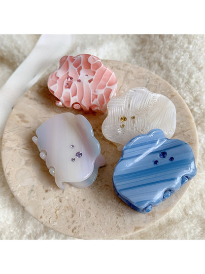 Beau - Stylish Cloud Shaped Acetate Hair Clip