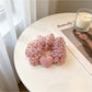 Gifty - Leopard Print Heart Detail Polyester Scrunchie
