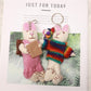 Feltery - Cute 3D Rabbit Doll Keychain Bag Charm