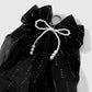 Keypus - Simple Style Beaded Bow Keychain