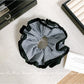 Gifty - Black and White Checkered Scrunchie