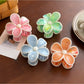 Beau - Five Petal Floral Plastic Hair Claw Clip