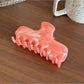 Beau - Marbled Plastic Geometric Line Claw Clip