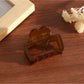 Beau - Heart Cutout Square Hair Claw Clip