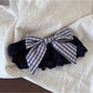 Beau - Irregular Lace Bow Design Hair Clip