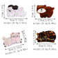Beau - Glossy Acrylic Animal Design Hair Claw Clip