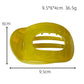Beau - Glossy Oval Cutout Geometric Back Hair Clip