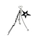 Keypus - Minimal Star Pendant Bag Charm Keychain