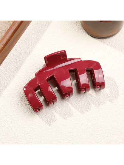 Beau - Soft Feel Arched Plastic Hair Styling Claw Clip