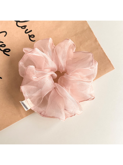 Gifty - Simple Organza Style Solid Color Scrunchie