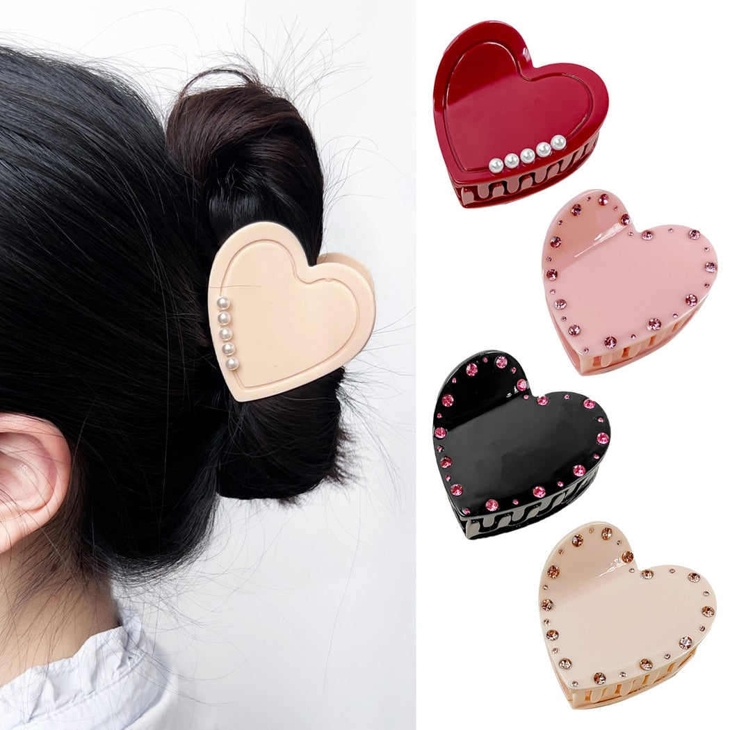 Beau - Sweet Style Heart Shaped Claw Clip