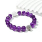 Side view of Lovra vintage crystal beaded bracelet showing bead details