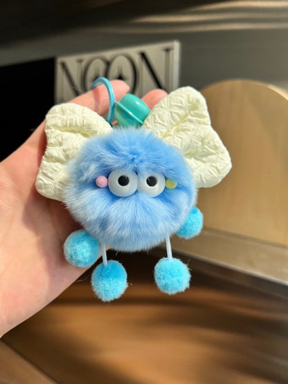 Keypus - Bow Coal Plush Keychain