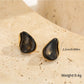 Earedge - Elegant Amber-Toned Earrings