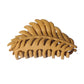 Beau hair clip shown from top angle emphasizing leaf design