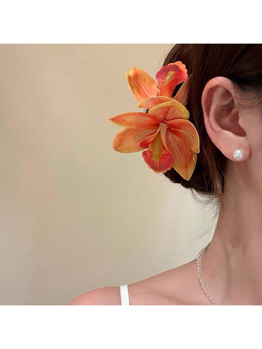Beau - Bohemian Orchid Hair Clip