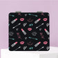 Mirroray - Cartoon Print PU Folding Makeup Mirror