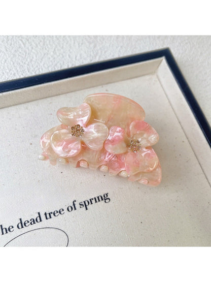 Beau - Flower Shaped Acetate Hair Clip