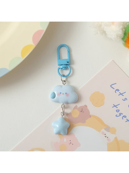 Keypus - Quirky Cloud Colorful Star Keychain