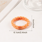 Gifty - Plaid High Elastic Ponytail Hair Tie